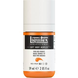 Liquitex Professional Soft Body Acryl Maling 59 ml (2-oz) flaske levende r?d orange