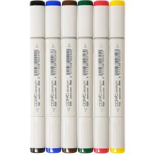 Copic Sketch Blækpatron Bold Primaries 10 Stk.