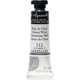 Sennelier l'Aquarelle Watercolor Tubes 10ml - Chinese White 10ml Tube