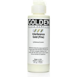 Golden Fluid Interference Acrylics - Interferens Gold Fine - 4 Oz FLASH