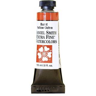 Daniel Smith akvarelfarve 15 ml Burnt Yellow Ochre