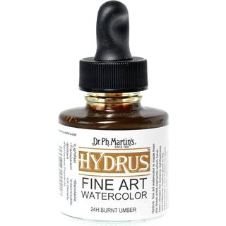 Dr. Ph. Martins Hydrus Fine Art (24 timer) Vandfarveflaske 1 oz Burnt Umber