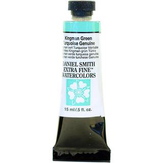 Daniel Smith akvarelfarve 15 ml Kingman Green Turquoise Genuine
