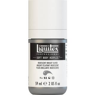 Liquitex Professional Soft Body Acryl Maling 59 ml (2-oz) flaske iriserende lyst s?lv