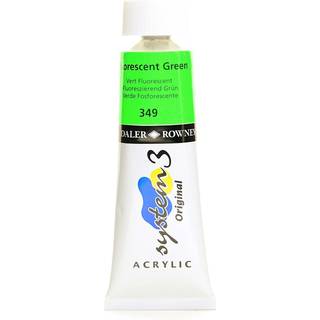 System 3 Acrylic 59 ml. Metallic & Neon Fluo Green