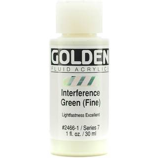 Golden Fluid Acrylics 30 ml - 2466 Interference Green F.