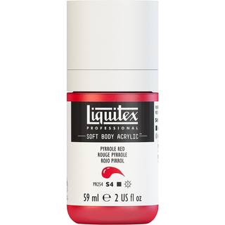 Liquitex Professional Soft Body Acryl Paint 59ml (2-oz) Bottle Pyrrole Red