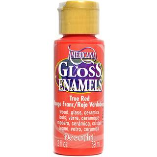 Decoart Americana Gloss Emalje Paint 2-Ounce True Red (DAG129-30)