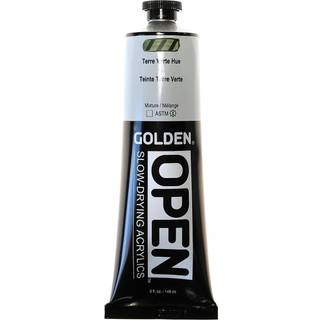 ?bn langsomt?rrende akryl af Golden Terre Verte Hue 5 fl oz. R?r professionel akrylmaling gennemsigtig
