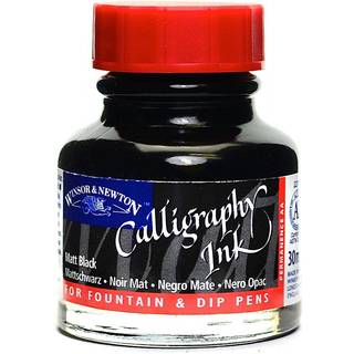 Kalligraphietusche 30ml - Matt-Schwarz