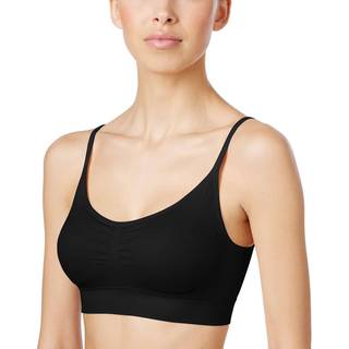 Jockey Womens Bra Modern Micro Seamfree Cami Strap Bralette Black S