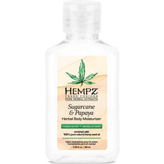 Hempz Herbal Body Moisturizer til kvinder med 100 % ren hampfrolie Sukkerrr & Papaya 2,25 fl. oz. - Fugtgivende lotion med sheasmr vitaminer A