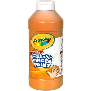 Crayola; Vaskbar maling orange; Kunstv?rkt?jer; 16-ounce plastik klemme flaske lys fed farve