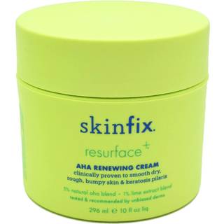 Skinfix Resurface AHA Fornyende Kropscreme, 10 oz – Fugter, blidt eksfolierer og udglatter crepe-lignende hud (vegansk, uden dyreforsøg)