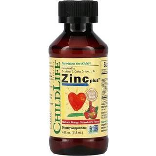 Zink Plus, Naturlig Mango Jordbær - 118 ml