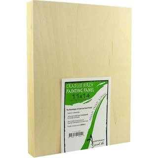 Amerikansk staffeli 11 tommer med 14 tommer med 1 5/8 tommer dyb vugget malerpanel