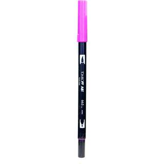 Tombow 56574 Dual Brush Pen Art Marker 665 - Purple 1 Pack. Blandbar b?rste og fin tip mark?r