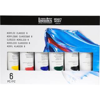 Liquitex Professional Heavy Body Acryl Maling Classic 6 x 59 ml (2-oz) Set