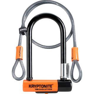 Kryptonite Evolution Mini-7 Bøjlelås + Kabel Flex Orange