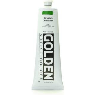 5 oz tung krop Akrylfarvemaling Farve: Kromoxidgrøn