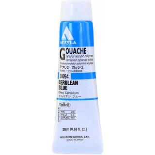 Holbein Acryla Gouache - Cerulean Blue