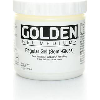 Golden Acryl Med 16 oz almindelig gel semi-glans