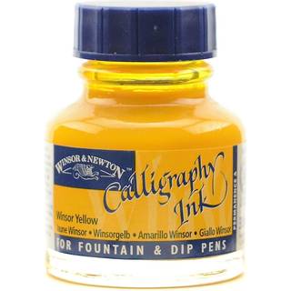 Winsor & Newton Calligraphy Ink, Transparent 30 ml Winsor Yellow 730