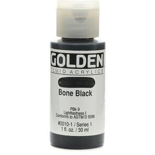 Golden Fluid Acrylics 30 ml - 2010 Bone Black