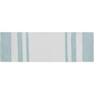 Madison Park Reversible Spa Cotton Bath Rug 100%-Cotton Striped Ultra Soft Water Absorbent Hurtigt tørrende badematter Ikke-skridsikre Absorberen
