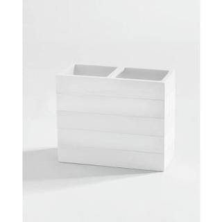 Kassatex Fine senget?j Cabana tilbeh?r Tandb?rsteholder hvid