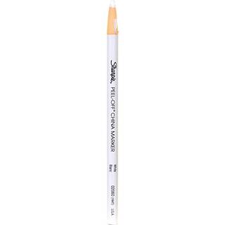 Sharpie 2060 Peel-Off China Markers White Dozen
