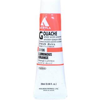 Holbein Acryla gouache - lysende orange
