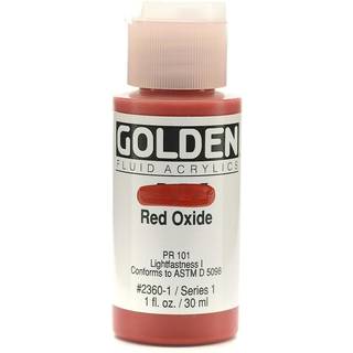 Fluid akryl med gylden r?d oxid 1 fl. oz. Blaske professionel akrylmaling uigennemsigtig