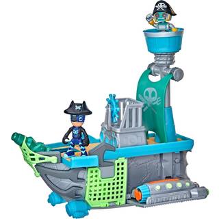 PJ masker Sky Pirate Battleship Preschool Toy Vehicle Playset med 2 actionfigurer for b?rn i alderen 3 og op flerfarvet F36655L0