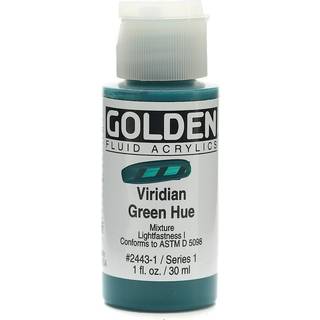 Gylden v?ske akrylmaling 1 ounce-historisk viridian gr?n farvetone