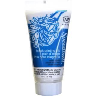 Speedball Vandopl?selig blokprintbl?k 2,5-ounce r?rplatin White