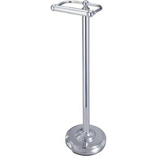 Kingston messing CC2001 Vintage fritst?ende toiletpapirholder poleret krom