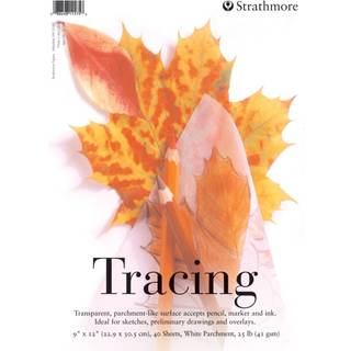 Strathmore 200 -serie sporing af papirb?nd bundet PAD 9x12 tommer 40 ark (25 lb/41g) - Kunstnerpapir til voksne og studerende