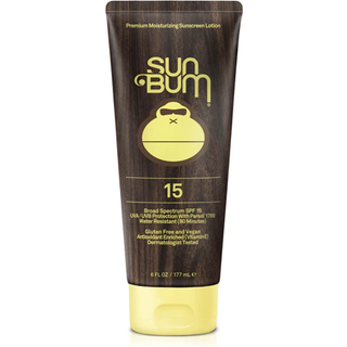 Solbum Original Fugtgivende solcreme Lotion SPF 15 6 oz. Tube 1 t?ller bredt spektrum UVA/UVB beskyttelse Hypoallergenisk parabenfri glutenfri ve