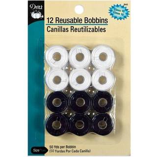 Dritz klasse 15 Forudfyldte genanvendelige 12 t?ller 50 meter pr. Sort og hvide spoler
