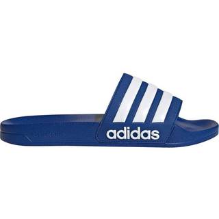 Adilette Shower badesandaler - Royal Blue / Cloud White / Royal Blue - 47