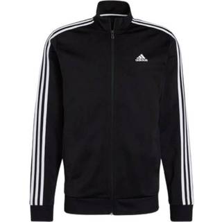 Primegreen Essentials Warm-Up 3-Stripes træningsjakke - Black / White - M