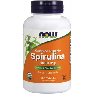 NOW Foods Spirulina Økologisk pulver
