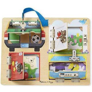 Melissa & Doug Locks and Latches Board Wooden Educational Toy