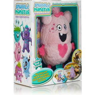 Continuum Games Snuggle Monster - Dölj och söka sängbesök och bok - rosa