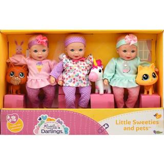 Nye eventyr Little Sweeties babydukke med k?ledyr