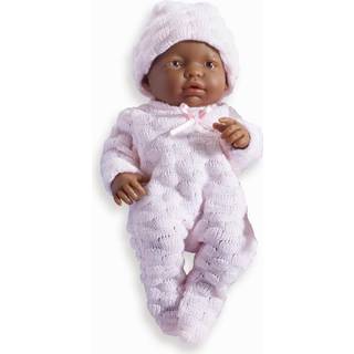 JC Toys Mini La Newborn African American | Anatomisk korrekt ægte pige baby dukke | 9.5 """" All-Vinyl | Inkluderer Pink Outfit Hat og Pacifier | D