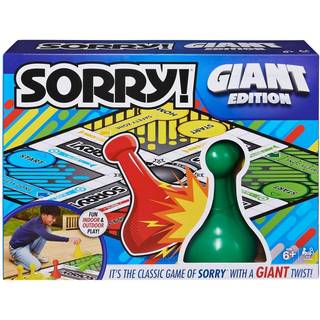 Giant Sorry Classic Family Board Game Indoor Outdoor Retro Party Activity Summer Toy With Oversized GameBoard For voksne og b?rn i alderen 6 og o