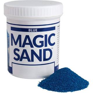 Steve Spangler Science Magic Sand 227G Blue - Farvet legesand, der aldrig bliver v?d sp?ndende stamaktivitet L?r og underviser om vandmolekyler t