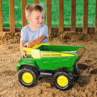 Tomy John Deere Holdbare konstruktionskøretøjer legetøj til børn Big Scoop Dump Truck 21 tommer